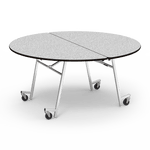 Virco MT60RAE - Round Mobile Folding Cafeteria Table - Sure Edge - 60