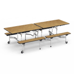 Virco MTB15278 - Mobile Bench Cafeteria Table 27