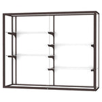 Waddell Champion 1200 Wall Case w/ Cork Back & Anodized Aluminum Frame - 72