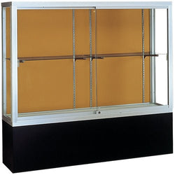 Waddell Challenger 1300 Floor Case w/ Cork Back & Black Laminate Base - 48"W x 66"H x 16"D(Waddell WAD-13404-CK)