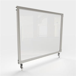Ghent Desktop Attachable Plastic Protection Screen, Clear, 24"H x 29"W