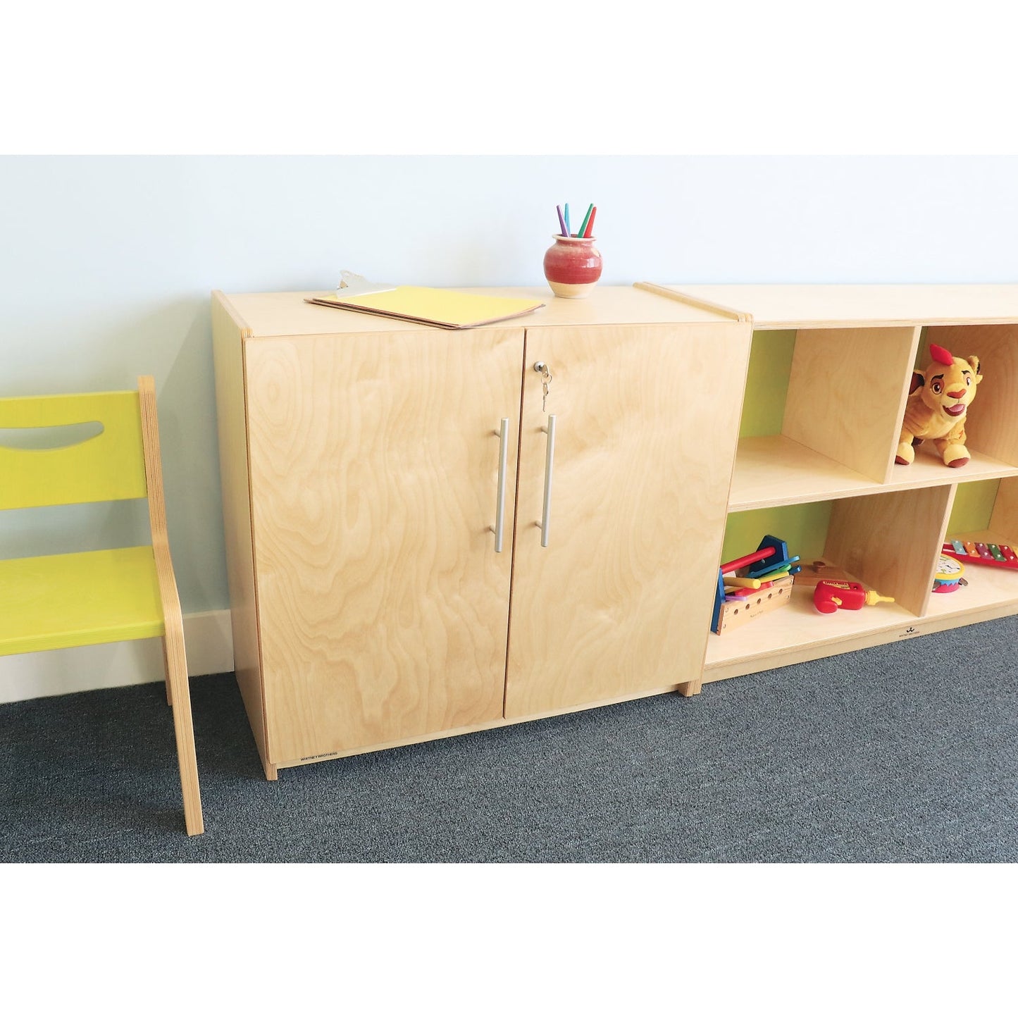 Whitney Brothers Whitney Plus Locking Storage Cabinet(Whitney Brothers WHT-CH1324N) - SchoolOutlet