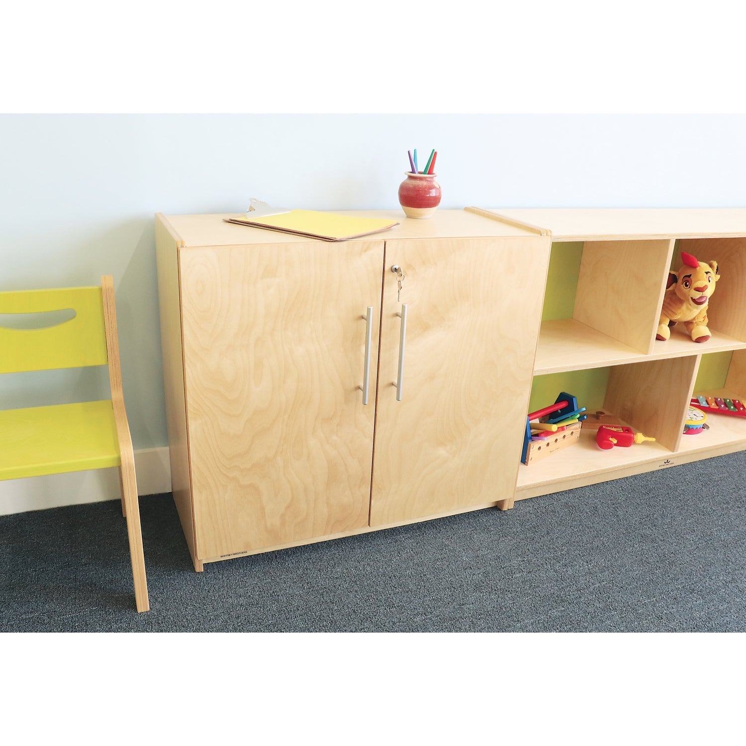 Whitney Brothers Whitney Plus Locking Storage Cabinet(Whitney Brothers WHT-CH1324N) - SchoolOutlet