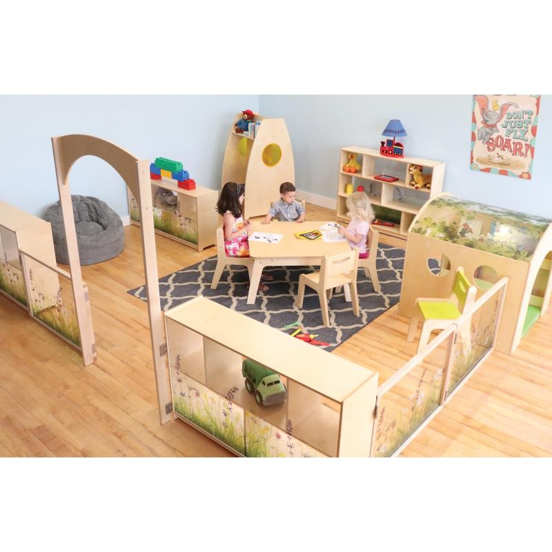 Whitney Brothers Nature View Acrylic Back Cabinet 24H(Whitney Brothers WHT-WB0247) - SchoolOutlet