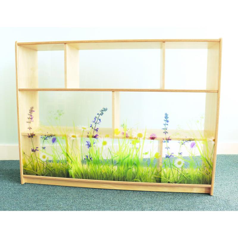 Whitney Brothers Nature View Acrylic Back Cabinet 36H(Whitney Brothers WHT-WB0249) - SchoolOutlet