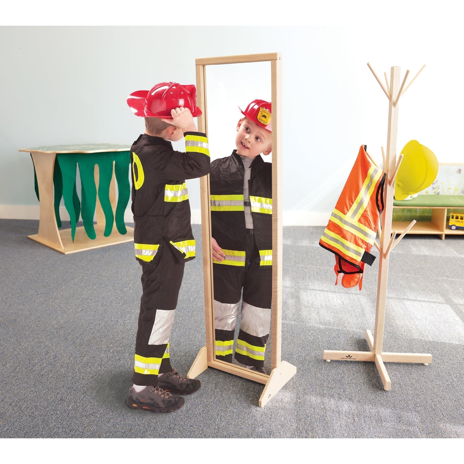 Whitney Brothers Vertical Or Horizontal Mirror With Stand(Whitney Brothers WHT-WB0338) - SchoolOutlet
