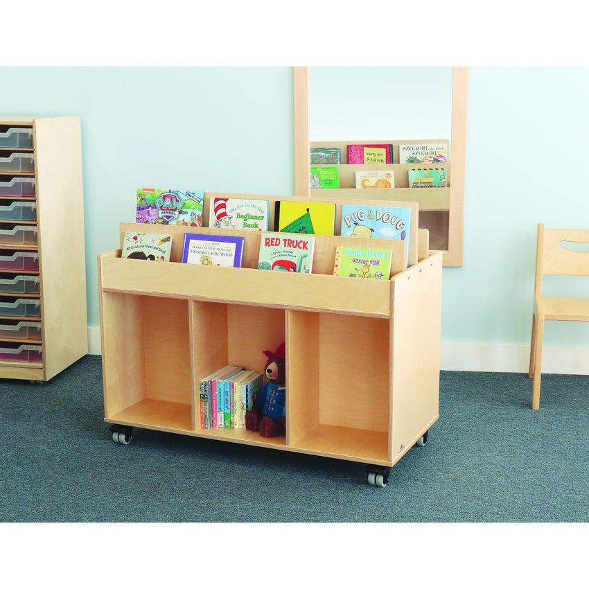 Whitney Brothers Mobile Book Storage Island(Whitney Brothers WHT-WB0383) - SchoolOutlet