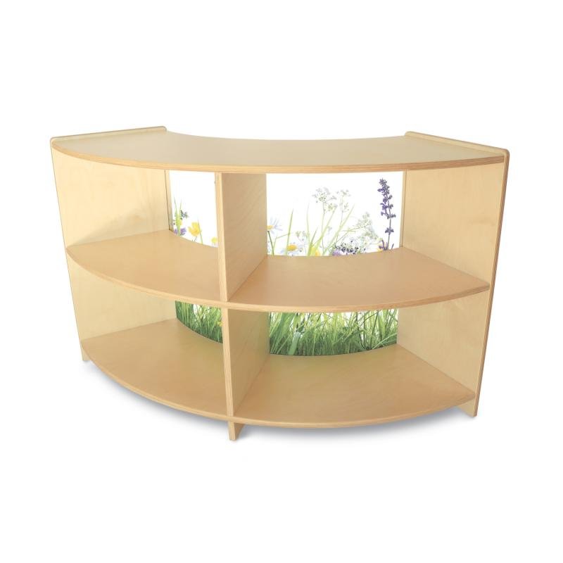 Whitney Brothers Nature View Curve In Cabinet 24"H (WHT-WB0437) - SchoolOutlet