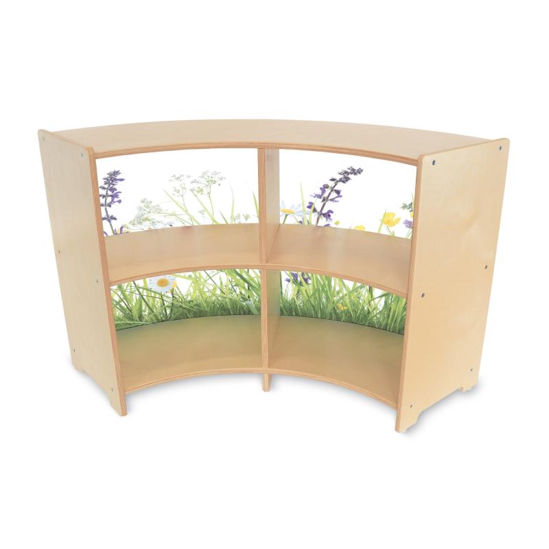Whitney Brothers Nature View Curve Out Cabinet 24"H (WHT-WB0438) - SchoolOutlet
