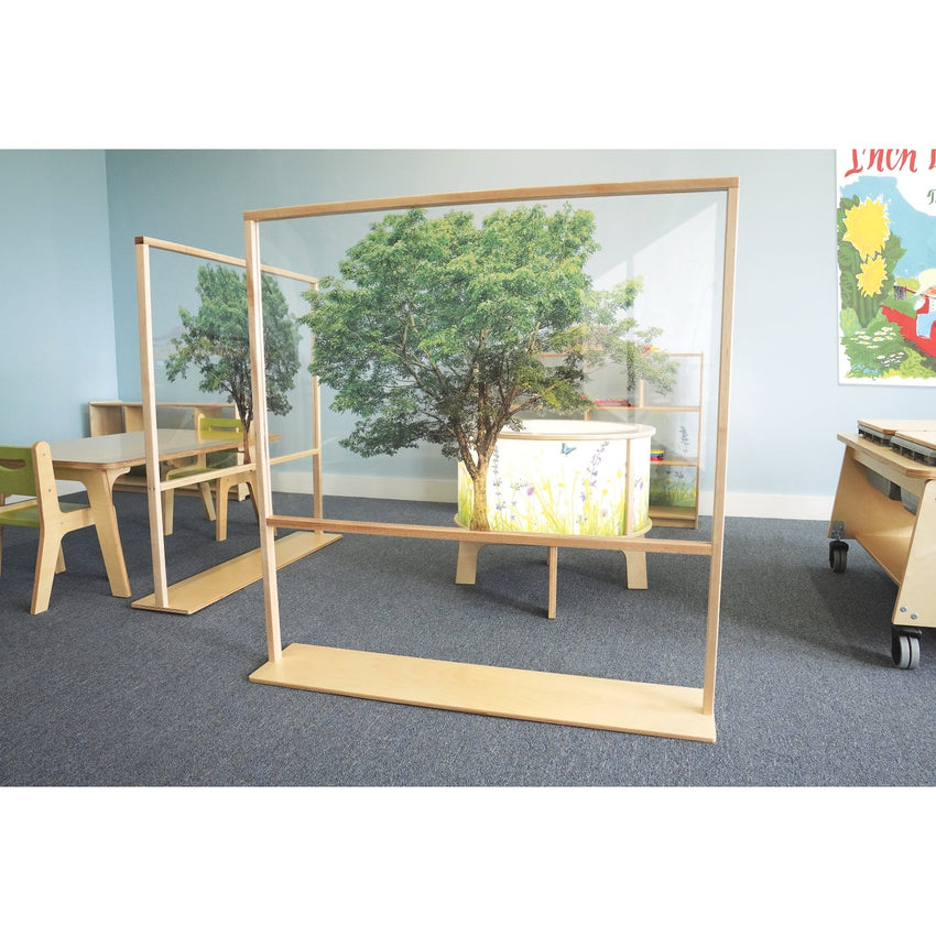 Whitney Brothers Nature View Floor Standing Partition 48W(Whitney Brothers WHT-WB0538) - SchoolOutlet