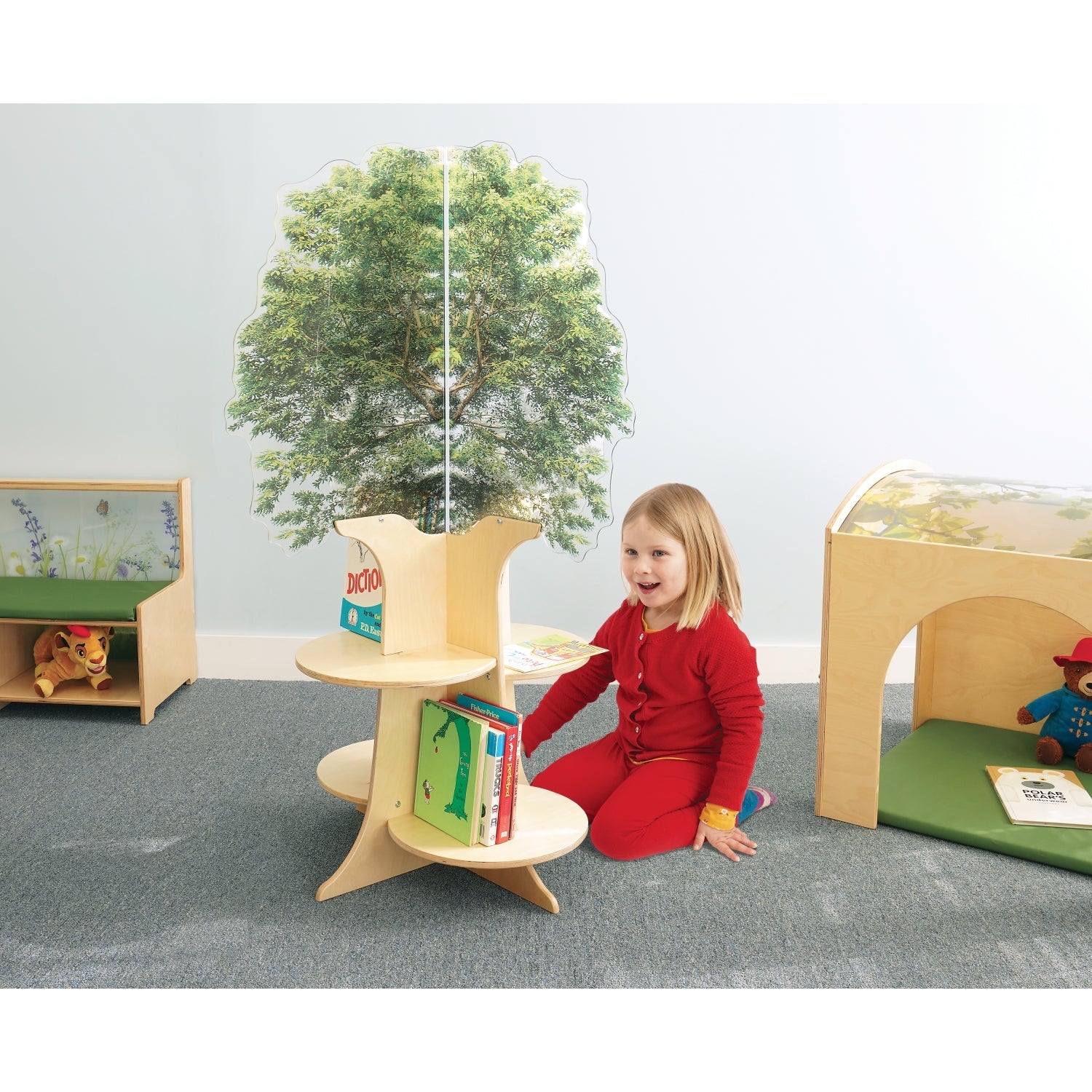 Whitney Brothers Nature View Tree Book Shelf(Whitney Brothers WHT-WB0551) - SchoolOutlet