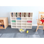 Whitney Brothers Whitney White Cubby Organizer Cabinet(Whitney Brothers WHT-WB0664) - SchoolOutlet