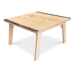 Whitney Brothers Nature View Live Edge Square Table 20" Height