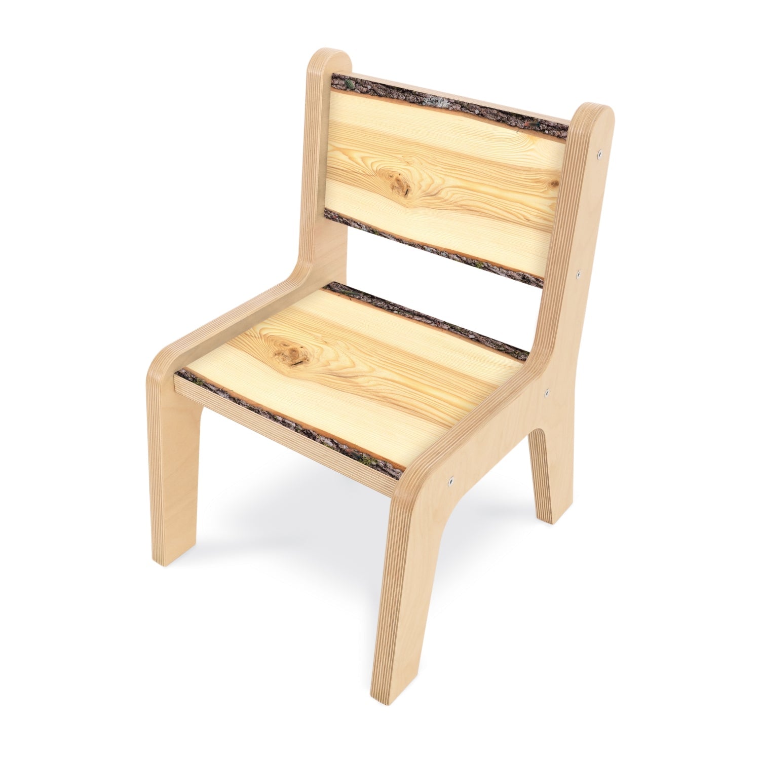 Whitney Brothers Nature View Live Edge Chair 10" Height - SchoolOutlet