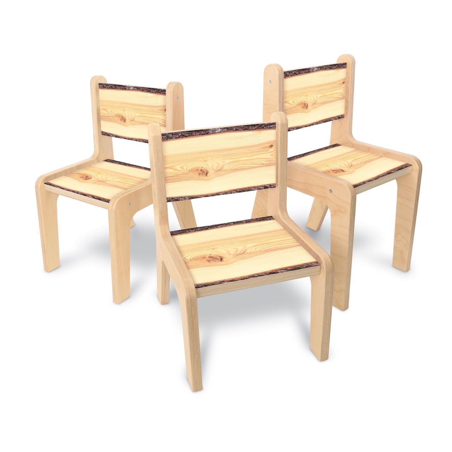 Whitney Brothers Nature View Live Edge Chair 10" Height - SchoolOutlet