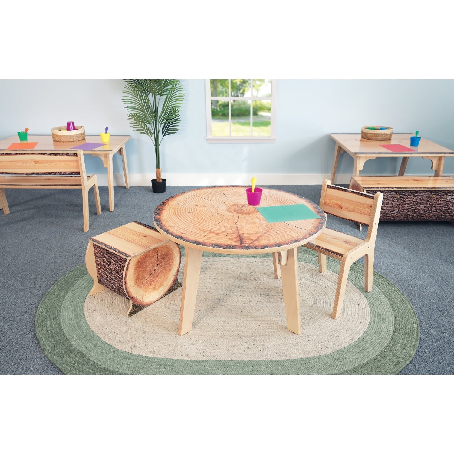 Whitney Brothers Nature View Live Edge Chair 14" Height - SchoolOutlet