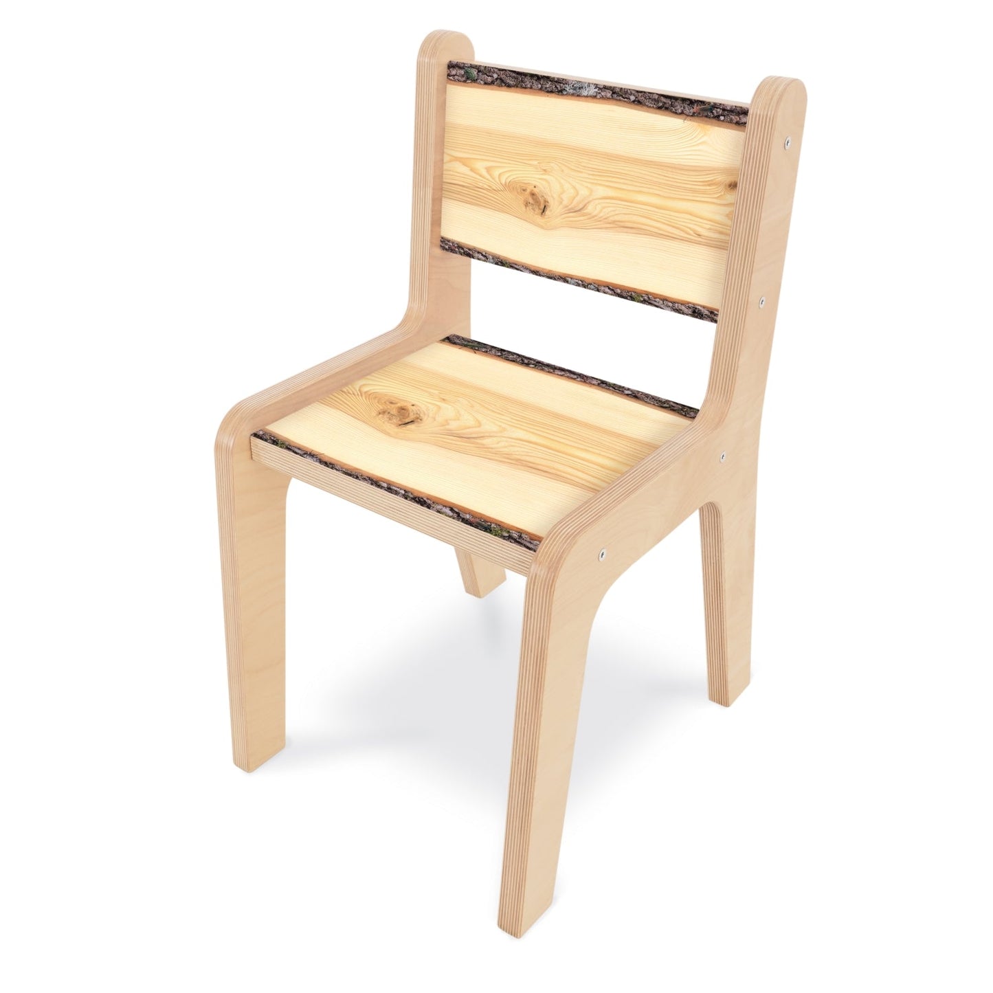 Whitney Brothers Nature View Live Edge Chair 14" Height - SchoolOutlet