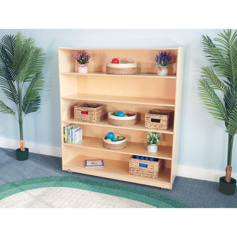 Whitney Brothers Mobile Shelf Cabinet 54H(Whitney Brothers WHT-WB1843) - SchoolOutlet
