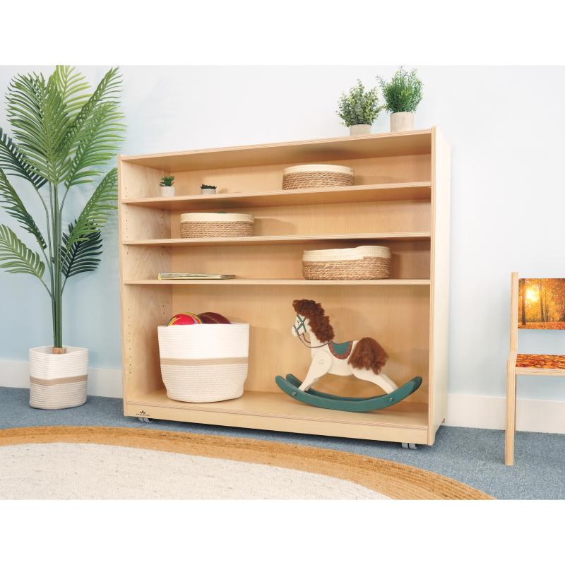 Whitney Brothers Mobile Shelf Cabinet 42H(Whitney Brothers WHT-WB1850) - SchoolOutlet