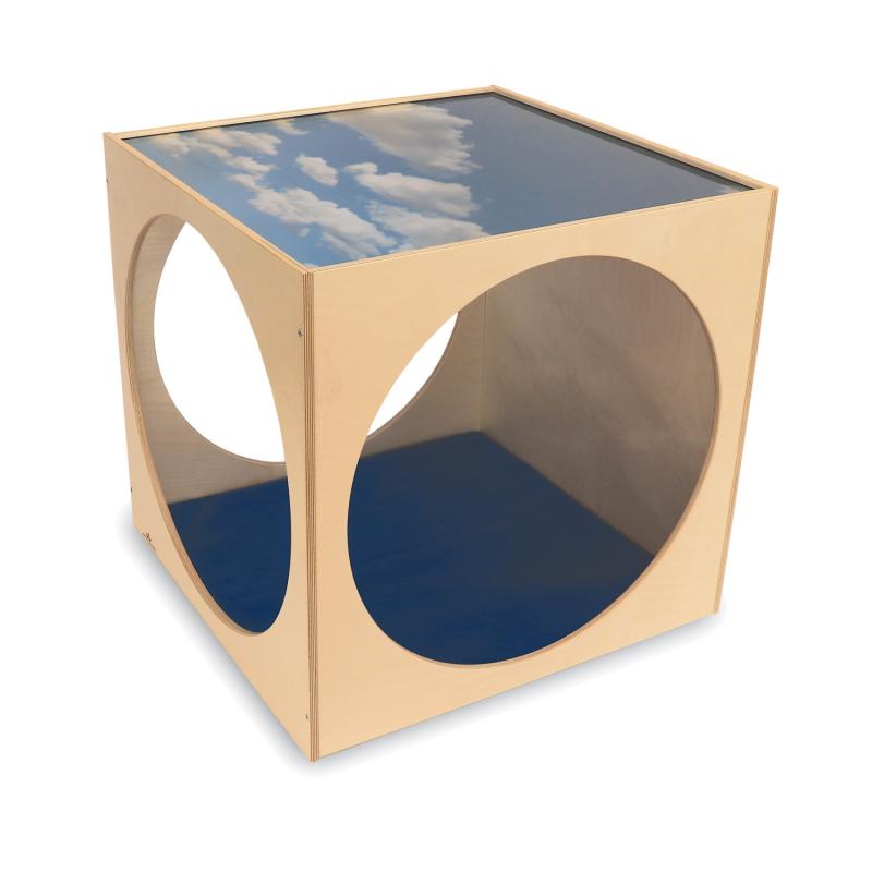 Whitney Brothers Acrylic Sky Top Playhouse Cube With Floor Mat (Whitney Brothers WHT-WB2122) - SchoolOutlet
