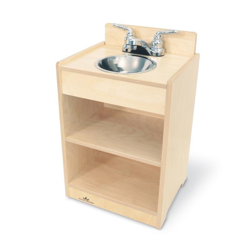 Whitney Brothers Let's Play Toddler Sink - Natural - SchoolOutlet