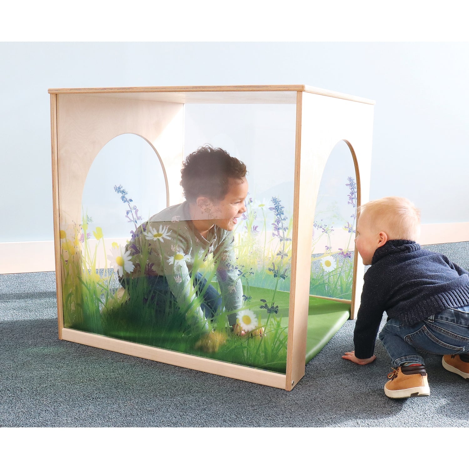 Whitney Brothers Nature View Playhouse Cube And Mat Set(Whitney Brothers WHT-WB2452) - SchoolOutlet