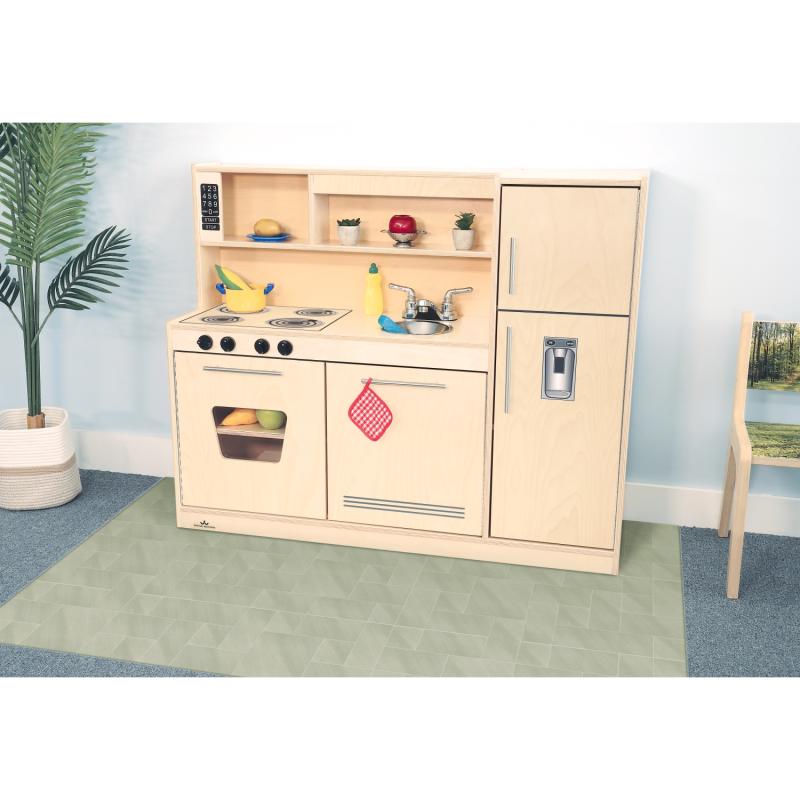 Whitney Brothers Contemporary Kitchen Combo - Natural - SchoolOutlet