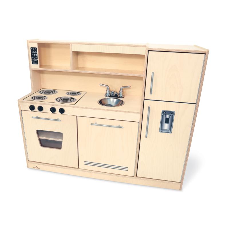 Whitney Brothers Contemporary Kitchen Combo - Natural - SchoolOutlet