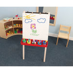 Whitney Brothers Adj. Double Easel With Dry Erase Boards(Whitney Brothers WHT-WB6800) - SchoolOutlet