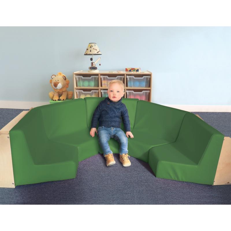Whitney Brothers Five Section Reading Nook(Whitney Brothers WHT-WB8510) - SchoolOutlet