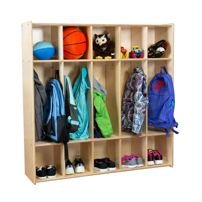 Wood Designs Contender 5 Section Locker - RTA - (C51200) - SchoolOutlet