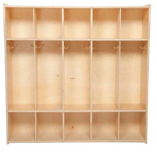 Wood Designs Contender 5 Section Locker - Assembled - (C51200F) - SchoolOutlet