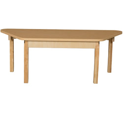 Wood Designs Trapezoidal High Pressure Laminate Table with Hardwood Legs-14" - (HPL3060TRPZ14)