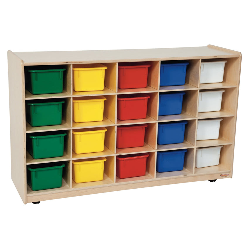 Wood Designs 20 Tray Storage - 30"H x 48"W - SchoolOutlet