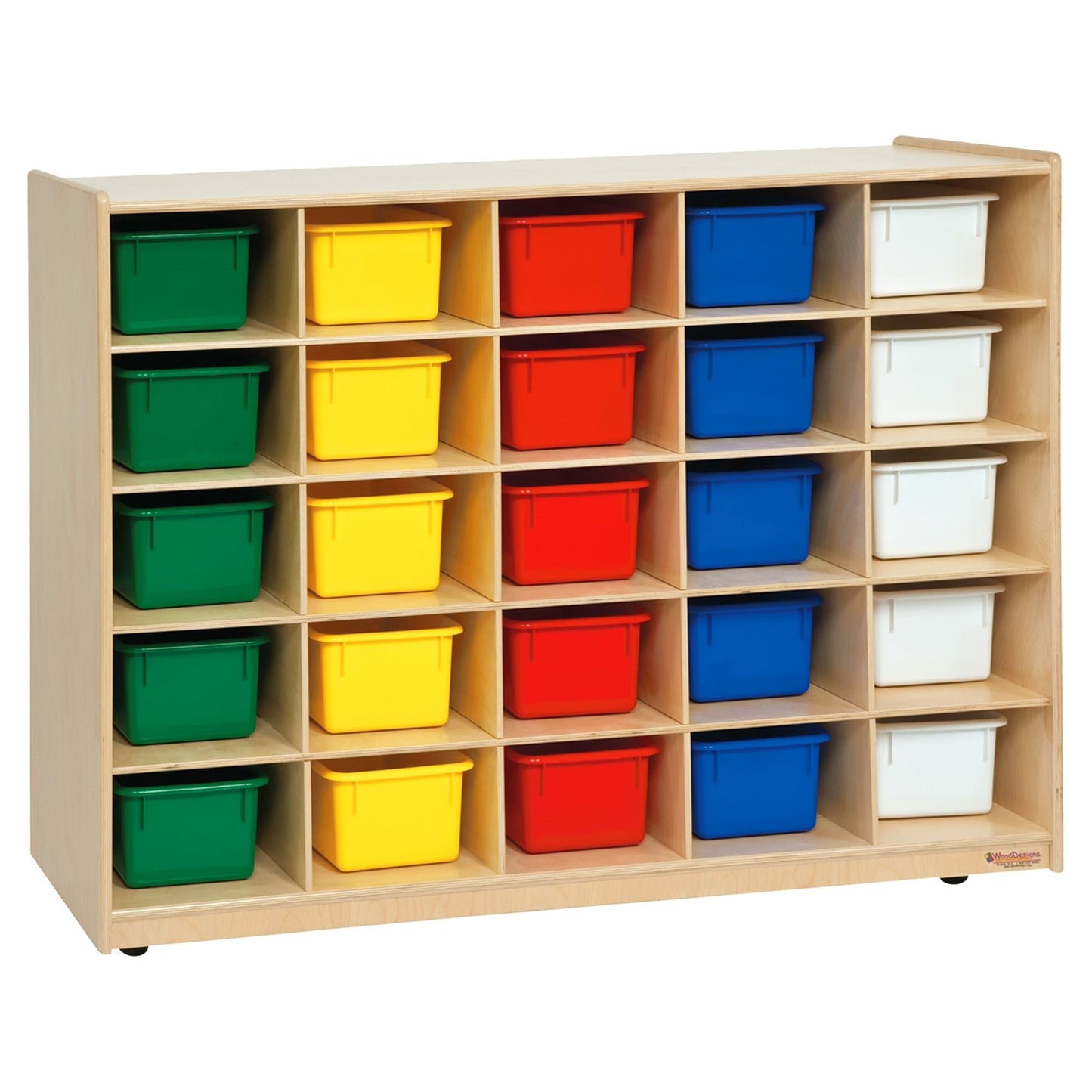 Wood Designs 25 Tray Storage - 38"H x 48"W - SchoolOutlet
