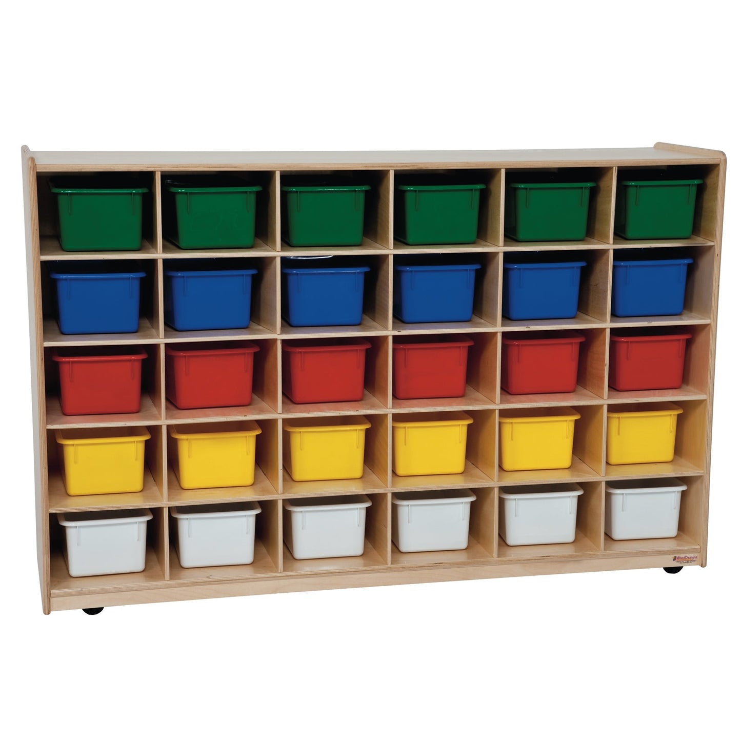 Wood Designs 30 Tray Storage - 38"H x 58"W - SchoolOutlet