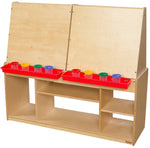 Wood Designs Art Center For Four - (19300) - SchoolOutlet