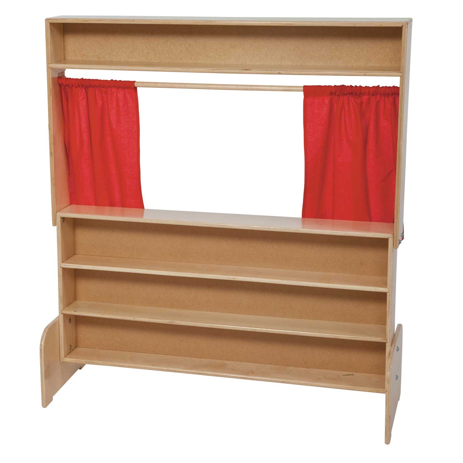 Wood Designs Deluxe Puppet Theater with Chalkboard (Wood Designs WD21650) - SchoolOutlet