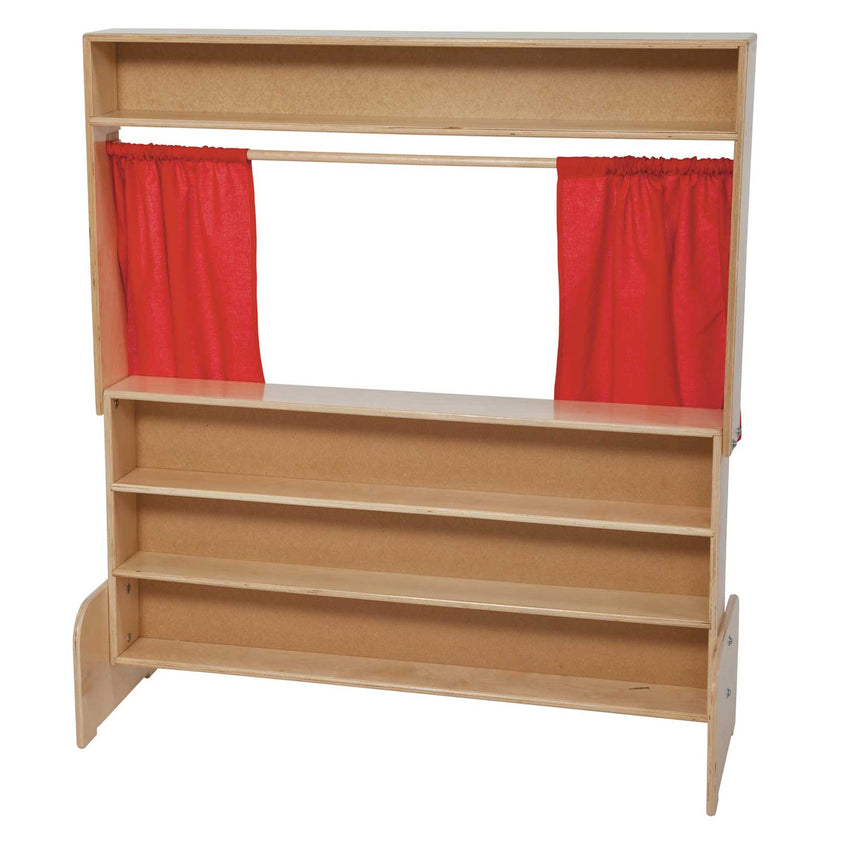 Wood Designs Deluxe Puppet Theater with Chalkboard (Wood Designs WD21650) - SchoolOutlet