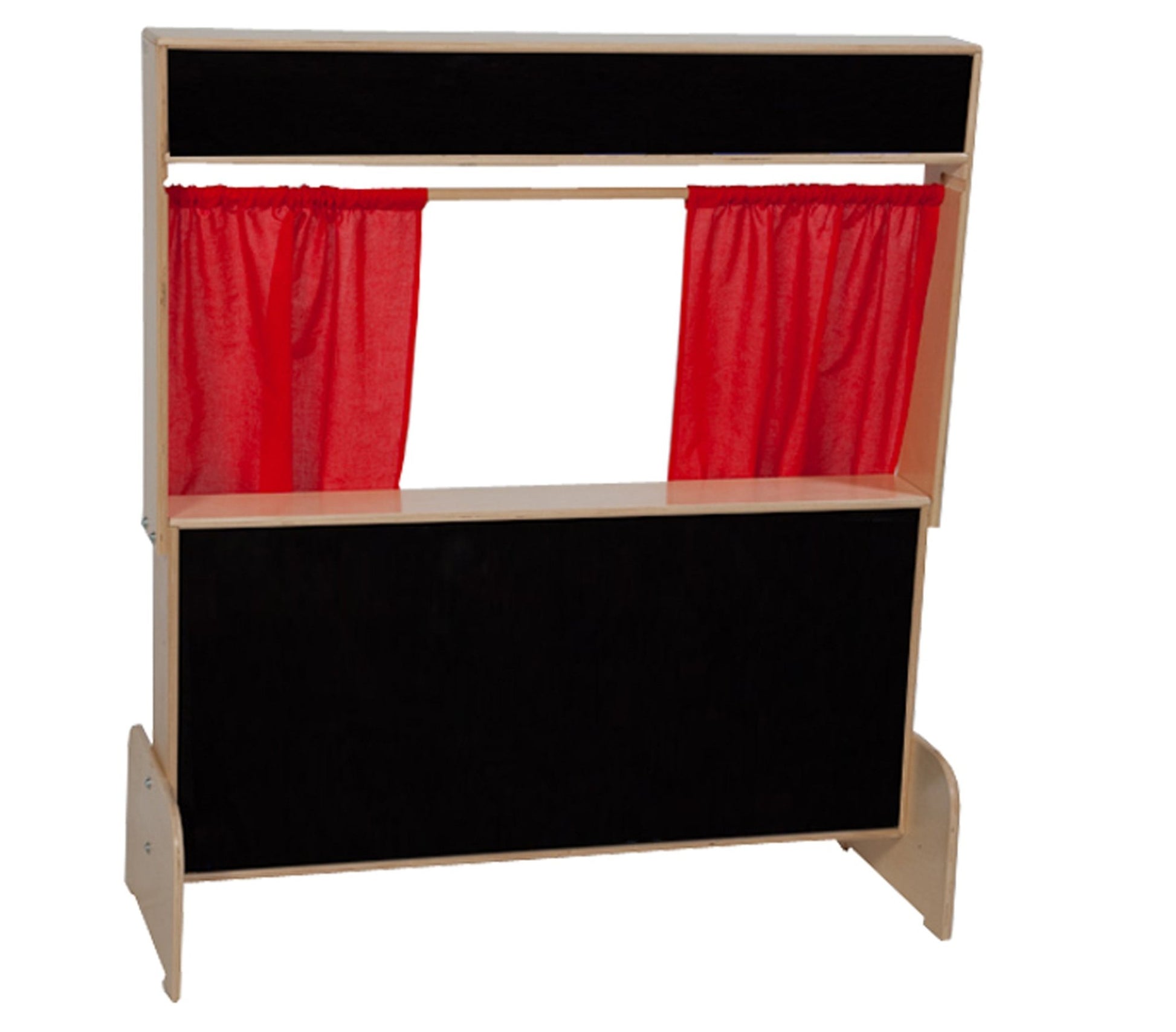 Wood Designs Deluxe Puppet Theater with Flannelboard (Wood Designs WD21652) - SchoolOutlet