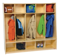 Wood Designs 5 Section Tip-Me-Not Seat Locker (WD51080)