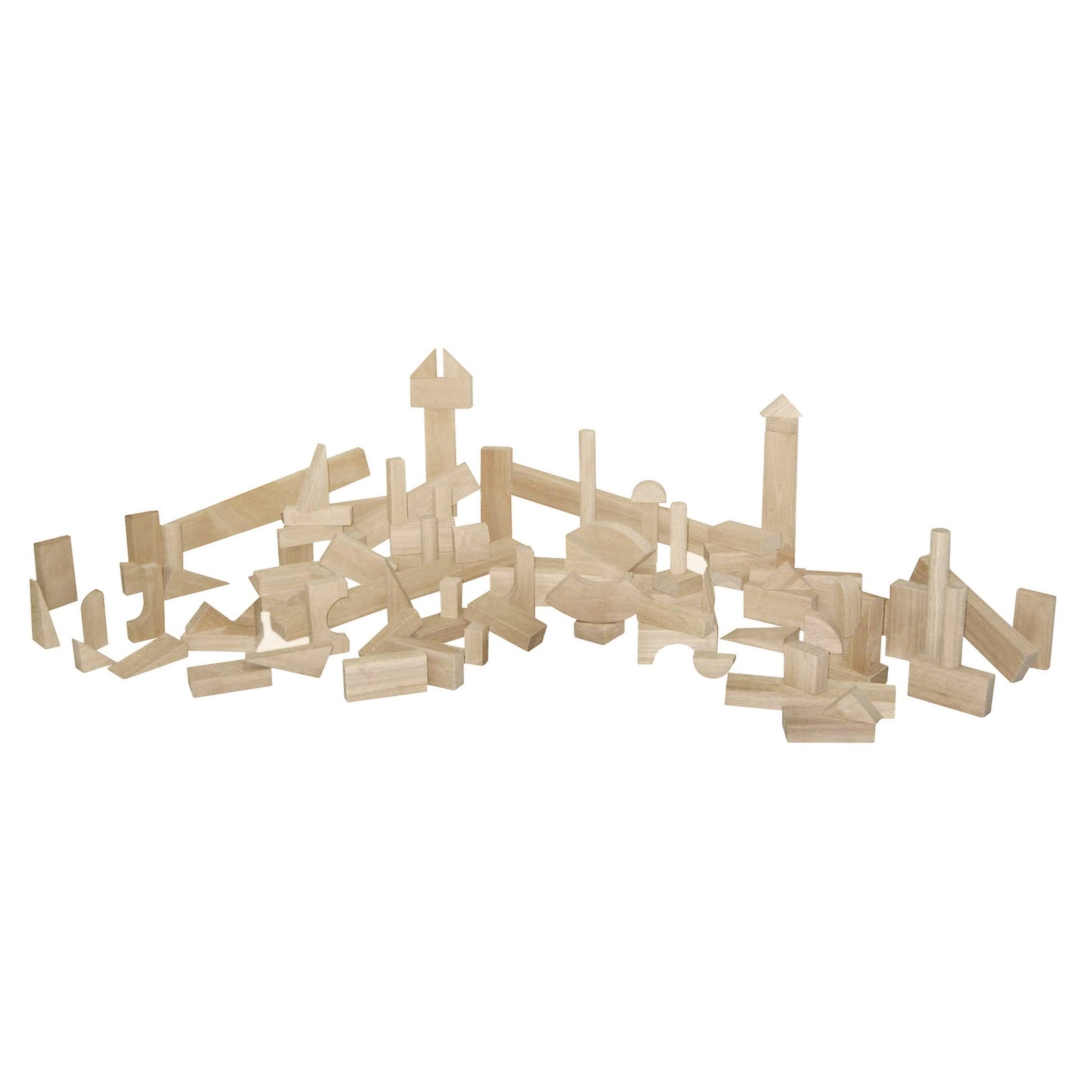 Wood Designs Nursery Blocks - 17 Shapes, 93 Pieces - (60300) - SchoolOutlet