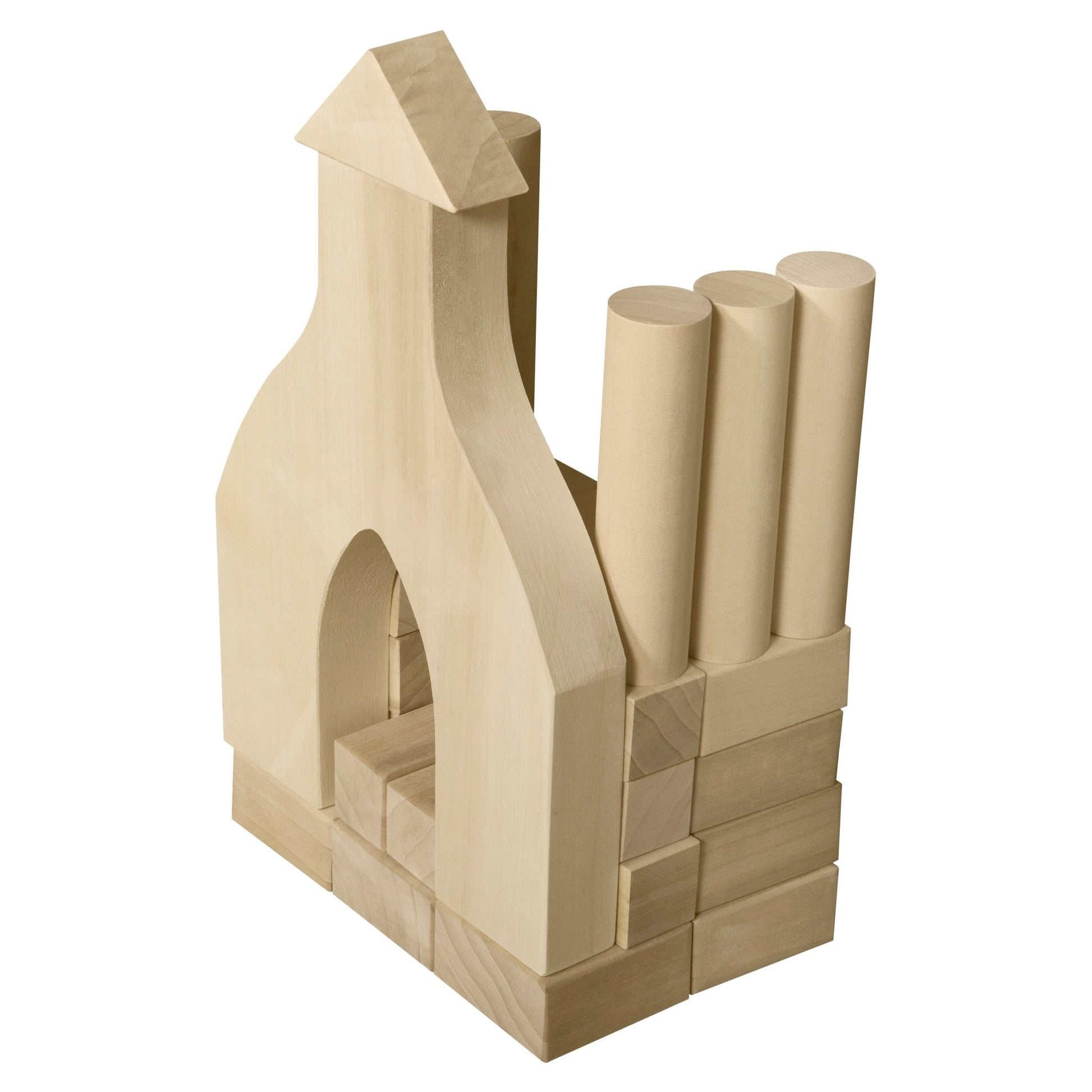 Wood Designs Preschool Blocks - 24 Shapes, 111 Pieces - (60400) - SchoolOutlet