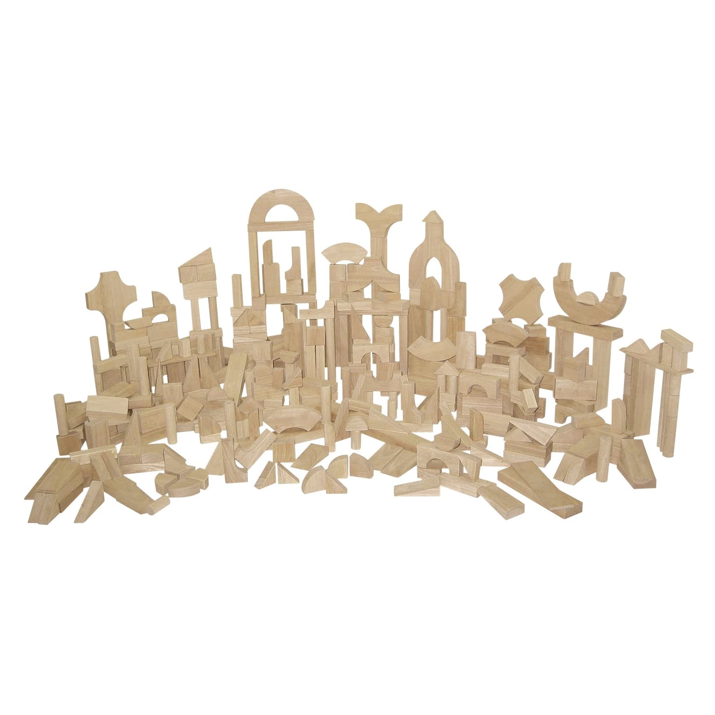 Wood Designs Classroom Blocks - 24 Shapes, 372 Pieces - (60600) - SchoolOutlet