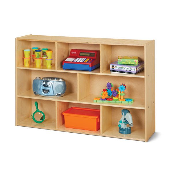 Young Time Super-Sized Single Storage Unit - Three Shelf - Ready To Assemble (Young Time YOU-7020YT) - SchoolOutlet