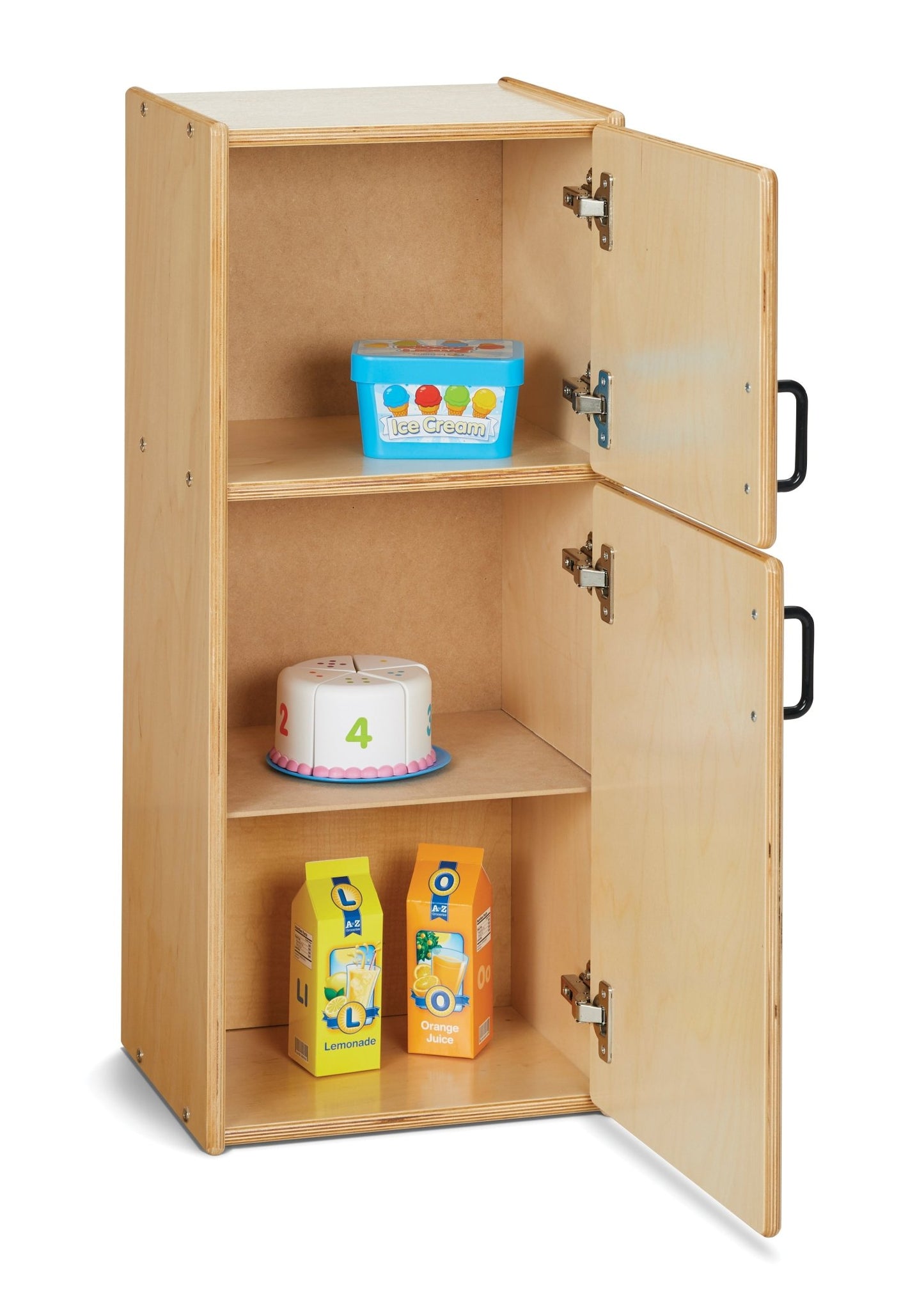 Young Time Play Kitchen Refrigerator Fridge - Ready-to-Assemble (Young Time YOU-7084YT) - SchoolOutlet