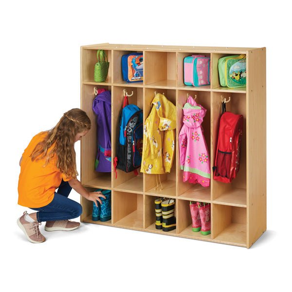 Young Time 5-Section Stand Alone Locker - Ready-to-Assemble (Young Time YOU-7106YT) - SchoolOutlet