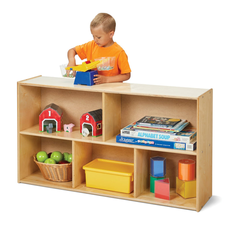 Young Time Two Shelf Storage - Ready to Assembled (Young Time YOU-7143YT) - SchoolOutlet