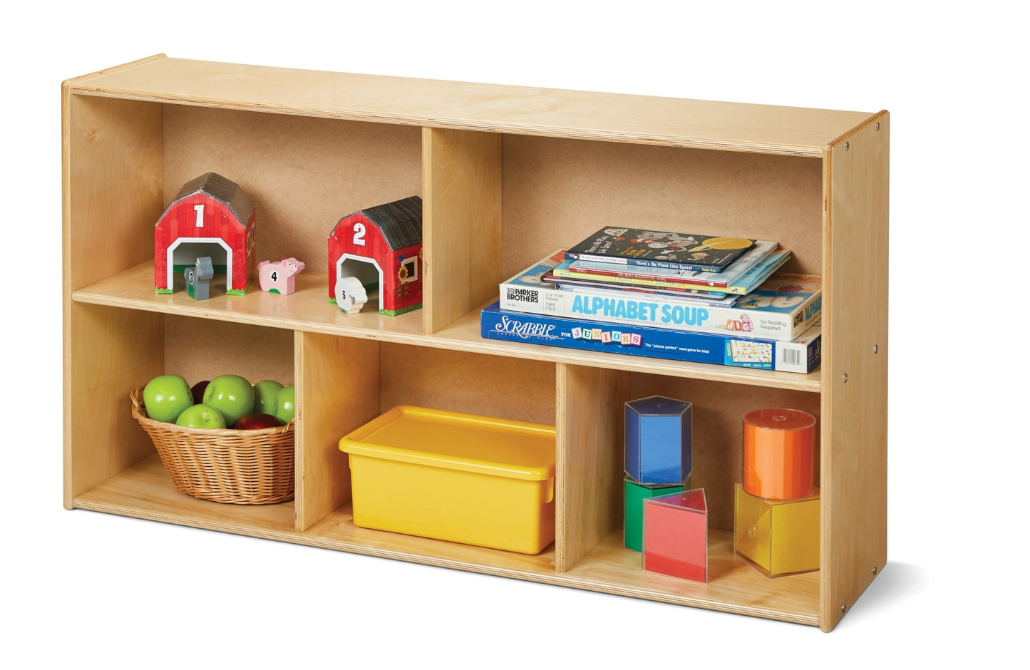 Young Time Two Shelf Storage - Ready to Assembled (Young Time YOU-7143YT) - SchoolOutlet